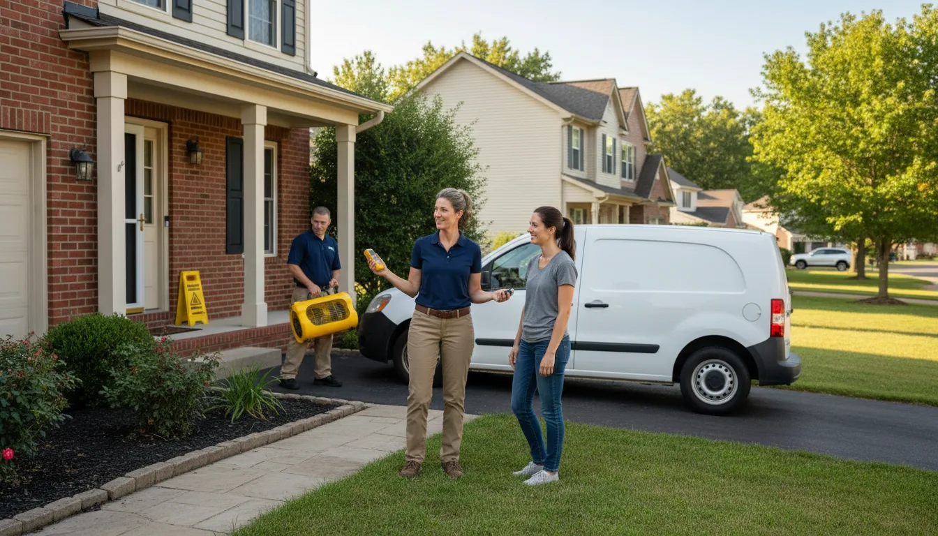 Water restoration image for Flood Water Cleanup, Removal And Restoration Services in Doylestown, OH